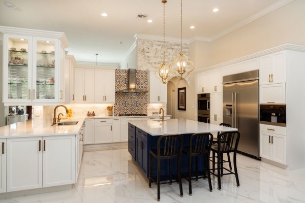 Kitchen Island Construction in Marshall