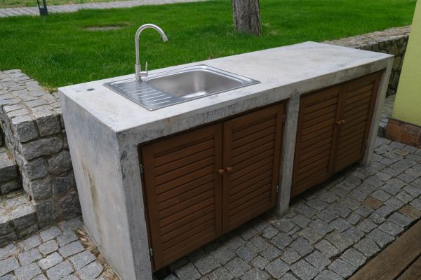 Exterior Cabinet Installation in Marshall